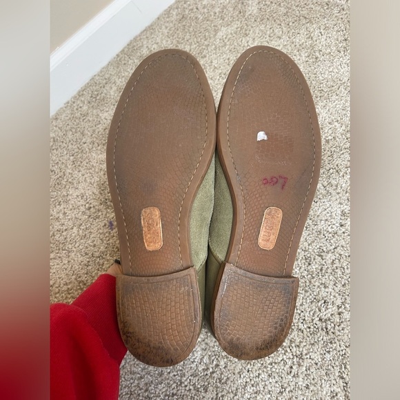 Lucca Tabby Green Suede Slip On Casual Comfy Flat Loafers O773 - Picture 7 of 7